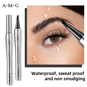 Crayon à sourcils 3D à quatre pointes, imperméable, anti-bavures, longue tenue, séchage rapide, fini naturel, marque privée pour usage quotidien - Product Image 1