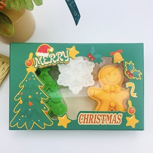 Savon de Noël fait main pour le corps, éclaircissant les zones sombres des aisselles et des jambes, nettoyant corporel, savon visage illuminateur, soin de la peau douce, beauté - Product Image 1