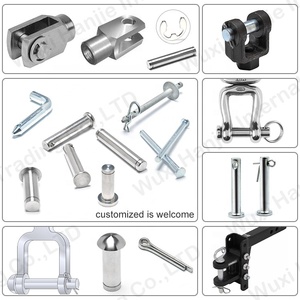 M8 * 30 18-8 thép không gỉ clevis <span class=keywords><strong>pin</strong></span> với lỗ lớn Đầu phẳng khóa clevis pins ốc vít - Product Image 6