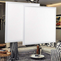 Lámpara de Techo Moderna Profesional de 40W con Espectro Completo, 595x595, Montaje Superficial, IP44, Control por Interruptor DIP, CRI Ra80, para Hogar y Oficina