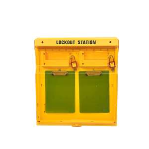 Qvand औद्योगिक सुरक्षा पैडलॉक हुक दीवार-माउंटेड औद्योगिक सुरक्षा संयोजन लॉकआउट टैगआउट पैडलॉक कार्य स्टेशन बोर्ड - Product Image 6