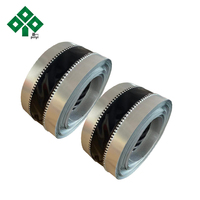 Connecteur de conduit flexible pour ventilation industrielle avec matériau en toile résistant aux chocs et à la chaleur