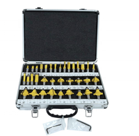 ROUTER BIT SET 35 Pc 1/2 "Shank CARBIDE KIT Deluxe Boîtier en aluminium SEULEMENT CASE