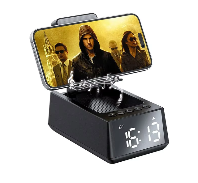Plastic Wireless for 5.3 Foldable HD Mirror Desktop Speaker with 5-10W Output and Battery