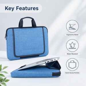 Sac de transport portable convertible pour ordinateur portable, toile imperméable - Product Image 3