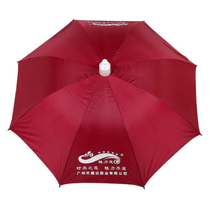 Logo personnalisé Design minimaliste <span class=keywords><strong>d</strong></span>'usine Pongé Tissu imperméable sans goutte à goutte Parapluie avec couvercle en plastique - Product Image 4