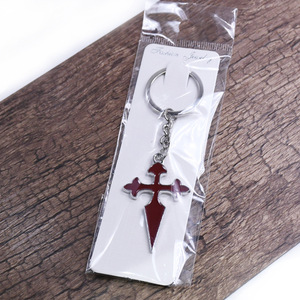 Llavero de la Cruz Roja, colgante de aleación de zinc, joyería portátil, regalo para hombres y mujeres - Product Image 5