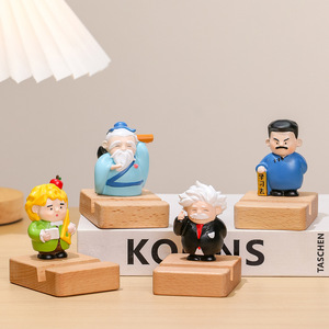 Resin <b>Statue</b> Figurine Desktop Decoration Artistic Cartoon Sculpture Home Office Gift For Students Exam Motivation Decor - Product Image 1