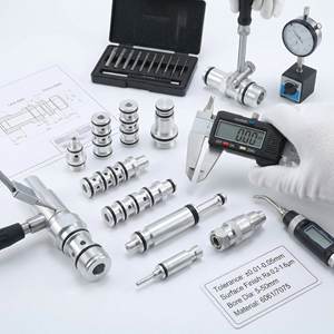 <span class=keywords><strong>Cartouche</strong></span> de valve, piston, plongeur usinés de précision en aluminium 6061 7075 usiné CNC de haute précision - Product Image 2