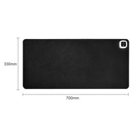 Tapis de bureau chauffant pour jeux Kelida OEM, grand format XXL, surface en cuir, base en caoutchouc naturel, écologique, résistant à l'eau, repose-poignets pour PC