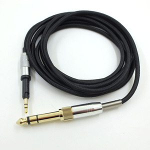 Para <span class=keywords><strong>Audio</strong></span>-<span class=keywords><strong>Technica</strong></span> 2,5 <span class=keywords><strong>M40X</strong></span> M70x Cable de auriculares 6,35mm a 3,5mm AUX Reemplazo Estéreo 4.59ft - Product Image 3
