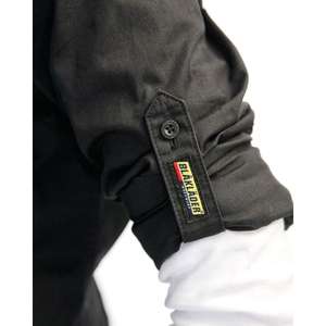 BLAKLADER - 320811359900XS Camisa de sarga para mujer Black - EAN 7330509484876 WORK SHIRTS - Product Image 4