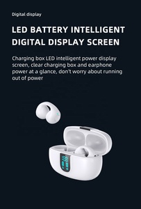 Écouteurs sans fil Bluetooth B139 V5.3 avec crochets d'<span class=keywords><strong>oreille</strong></span>, étanches IP5, stéréo, sport, double affichage numérique LED - Product Image 6