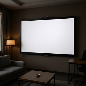 Pantalla de Proyección de 130 Pulgadas de Diagonal, Relación de Aspecto 16:9, 4K HD, Marco de Aluminio, Montaje en Pared, Marco Fijo, para Cine en Casa, Oficina, Proyector de Películas - Product Image 2