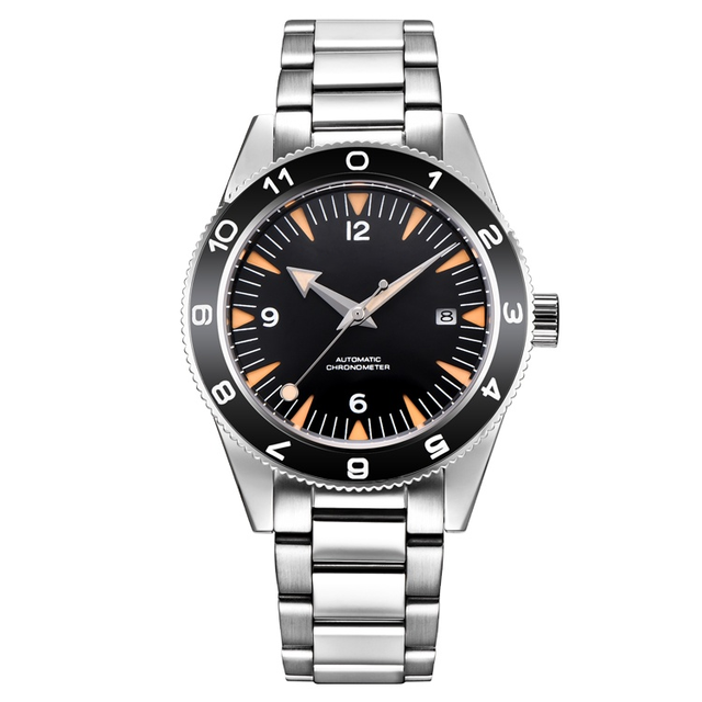 100m Diver Automatic Watch Uni-directional Bezel With Top-grade PVD/DLC Stainless Steel Custom logo Diver Watch