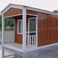 Petite maison préfabriquée Maison conteneur facile à assembler en acier et panneau sandwich pour appartements et hôtels