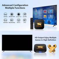 Console de jeu Kleincool X8 avec 2 manettes, Android 12 TV BOX, lecteur de jeux rétro classique pour enfants, cadeau d'anniversaire, jouet familial