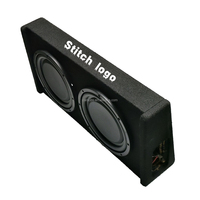 Caisse de subwoofer double étanchéité 10 pouces pour coffre de voiture, puissance RMS 220W, crête 2200W, basses puissantes, subwoofer actif 10 pouces pour voiture