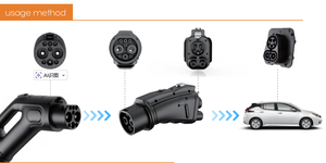 Adaptateur de charge rapide DC pour véhicules électriques Tary Lily, connecteur GBT vers CCS1, Chine (GB/T) vers États-Unis (CCS1) - Product Image 2