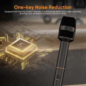 Microphone sans fil portable <span class=keywords><strong>COMICA</strong></span> Revo S, microphone professionnel pour interview, microphone pour reporter pour smartphone, pour interview et diffusion en direct - Product Image 3