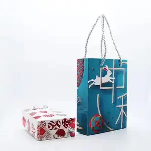 Qualisub-bolsas de regalo de cartón personalizadas, tamaño A6, sublimación en blanco, regalo