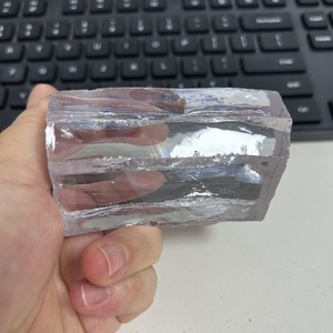 หินเพทายสีขาวทรงลูกบาศก์ 1 กก. แบบหยาบ ไม่เจียระไน วัตถุดิบ CZ พลอยสังเคราะห์ ขายส่งจำนวนมาก สำหรับทำเครื่องประดับ DIY - Product Image 2