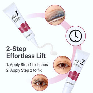 Kit de Permanente de Pestañas <span class=keywords><strong>ICONSIGN</strong></span> Vegano para <span class=keywords><strong>Lifting</strong></span> de Cejas y Pestañas, Paso 1+2, Laminación de Cejas con Cisteamina y Queratina, Permanente Rápido de Pestañas con Camelia - Product Image 2