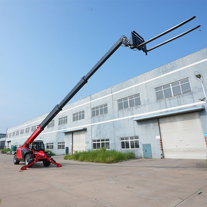 Sollevatore Telescopico da 4,5 Tonnellate con Portata di 18m, Carrello Elevatore Telescopico da 13,08m, 91kW Yuchai China II 4WD con 3 Modalità di Sterzo <span class=keywords><strong>per</strong></span> Costruzioni - Product Image 4