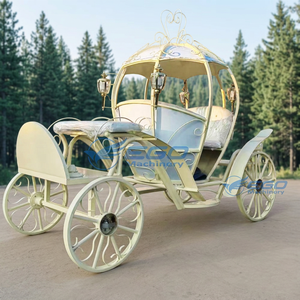 Chariot de balade électrique de haute qualité, style Cendrillon et citrouille magique, pour mariages, vente directe usine - Product Image 1