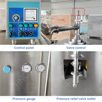 Machine à glace artisanale industrielle automatique HNOC 50l 200l 500l pour la production continue de gelato et de crème glacée dure à vendre