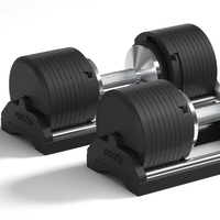 Haltères réglables en fonte de 45 kg avec système de verrouillage breveté, résistantes aux chutes, poignée confortable, pour exercices des bras, utilisation universelle