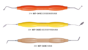 ชุดเครื่องมืออุดฟันคอมโพสิตเรซิ่น 8 ชิ้น ชุบไทเทเนียม สำหรับงานทันตกรรมที่ต้องการความแม่นยำ - Product Image 4