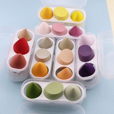 Новая Обновленная тщательно разработанная упаковка, не содержит порошок, не содержит латекс, сухая основа, 3 шт. в упаковке, набор губок для макияжа