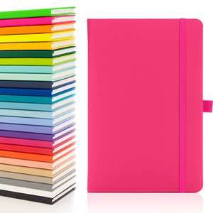 Wholesale <b>Magnetic</b> Fancy PU Leather Hard Cover Custom Printed A5 100 <b>Sheets</b> Paper Gift Diary Notebook - Product Image 1