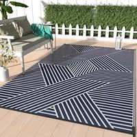 Fabrik-Direktversand Outdoor-Camping-Picknickdecke Balkon Großflächiger Druck Geometrisches Muster Polyester-Teppich Wohnzimmer-Teppich