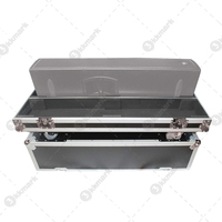 Alat penyimpanan kayu lapis ATA Transport Flight Road Case untuk dua 2 RCF NX L24-A aktif 4x6 "2-Way Array speaker L24A case