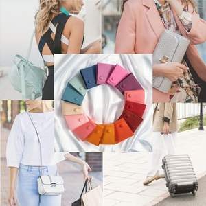 Pochette à bijoux en daim à pression <span class=keywords><strong>de</strong></span> couleur violette assortie pour bijoux sacs-cadeaux <span class=keywords><strong>de</strong></span> petite entreprise Logo personnalisé imprimé - Product Image 5