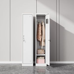 Armoire métallique Yan'en à une seule porte DZ-CYG, rectangulaire, 2 niveaux, ignifuge, pour le rangement de bureau, organisateur de vêtements - Product Image 1