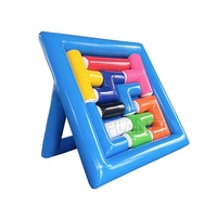 Puzzle gonflable populaire de jeu de construction d'équipe de sport de grand puzzle gonflable de bloc pour l'événement de partie