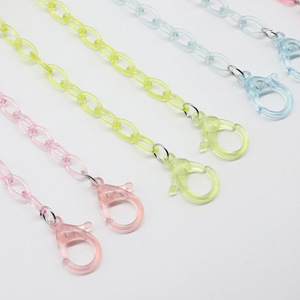 Niños Niño Anti-Perdida Plástico Transparente Acrílico Conveniente Acetato Mascarilla Cordón Máscaras Soporte de cadena para Máscaras - Product Image 6