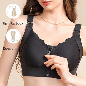เสื้อชั้นในแบบมีซิป YIYI สำหรับให้นมบุตร ป้องกันการหย่อนคล้อยและยกกระชับ เหมาะสำหรับคุณ<span class=keywords><strong>แม่</strong></span>ตั้งครรภ์และหลังคลอด - Product Image 3