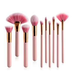 Nuevo Set de Brochas de Maquillaje de 10 Piezas, Brochas de Maquillaje Profesionales con Bolsa de Cosméticos, Brochas para Polvo, Rubor, Corrector y Sombra de Ojos - Product Image 3