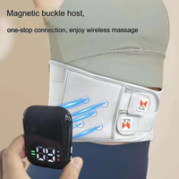 Coussinets chauffants lombaires USB Coussin chauffant pour le dos Massage par vibration pour le soulagement de la douleur au bas du dos Ceinture chauffante Support de taille chaud