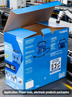 Boîte de papier kraft ondulé écologique pour outils Emballage de vente chaude personnalisable et recyclable