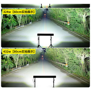 Barras de Luz LED Acrílicas de 45 cm, Luz Blanca, Universal para Interiores de Automóviles, Mejora y Reequipamiento, Sin Necesidad de Cableado - Product Image 3