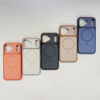 Funda para iPhone 17 Pro Max, Funda Magnética Mate de Lujo para Teléfono Móvil con Carga, Fundas Protectoras para iPhone 17 16 15 Pro Max