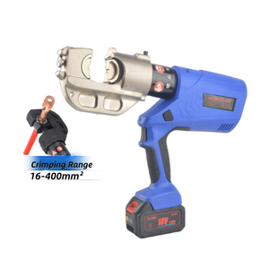 18V Rechargeable EZ-400 Hydraulic Wire Pliers <b>Battery</b> Powered <b>Terminal</b> Cable Crimping Tools for Copper Aluminum EZ-400, EZ-400 R - Product Image 2