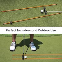 Pliant facile à transporter 3 degrés Golf Direction exercice bâton pratique tapis de frappe accessoire