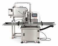 Machine de remplissage automatique à convoyeur à prix d'usine, trémie 10ml-20000g, pompe à engrenages, servomoteur, pour eau, lotion, crème, shampoing