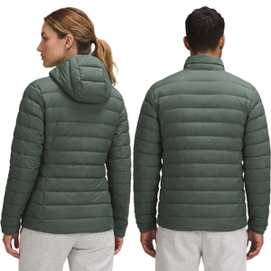 Veste d'hiver pour homme en polyester de haute qualité, manches longues, style urbain, doublure en soie, logo sur le devant, imperméable et enduite - Product Image 4